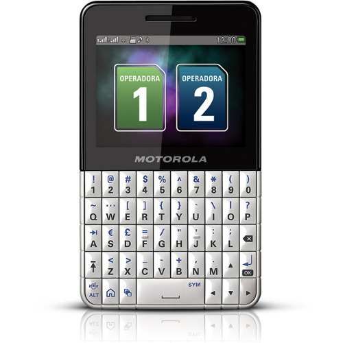 Celular Motorola Ex119 2 Chips Touch Screen Wi Fi Câm.3.0mpx